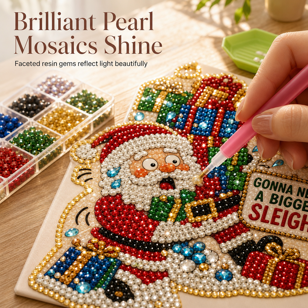 Pearl Art Christmas Ornament Kit – product image