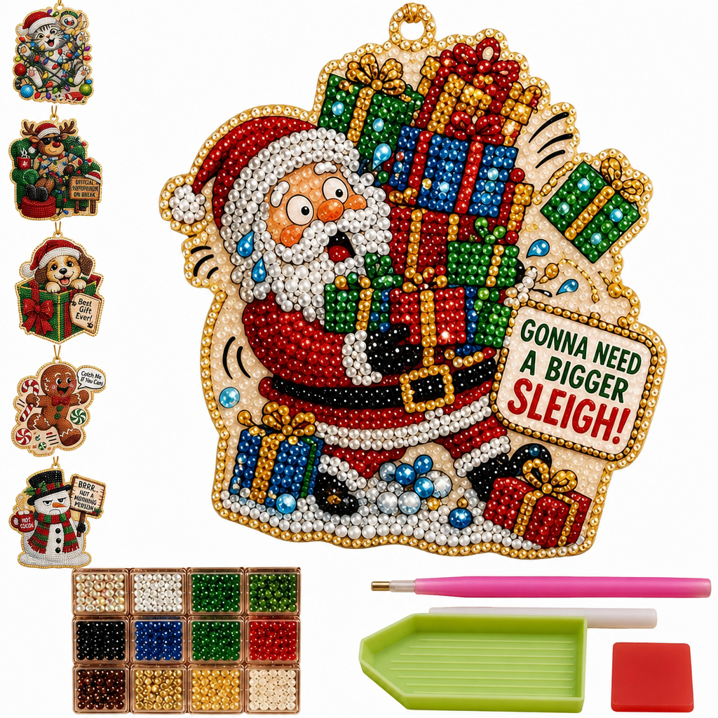 Pearl Art Christmas Ornament Kit – product image