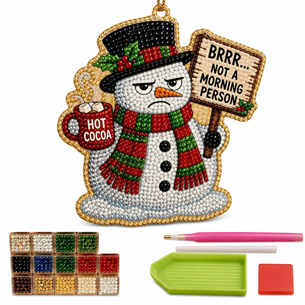Pearl Art Christmas Ornament Kit – product image