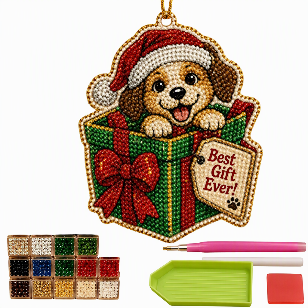 Pearl Art Christmas Ornament Kit – product image