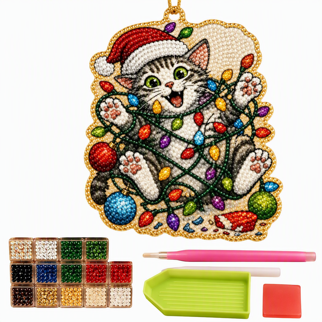 Pearl Art Christmas Ornament Kit – product image