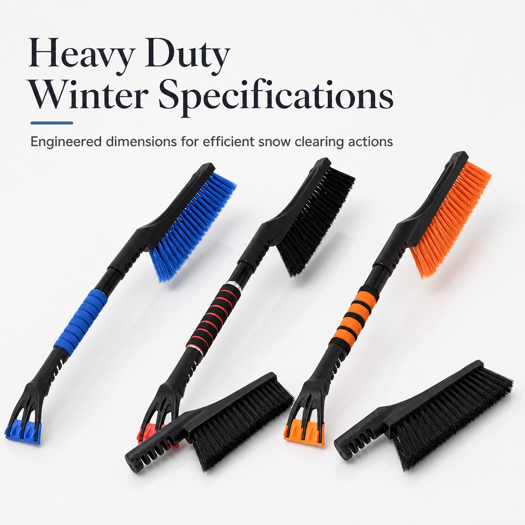 Extendable Car Snow Brush and Ice Scraper – product image