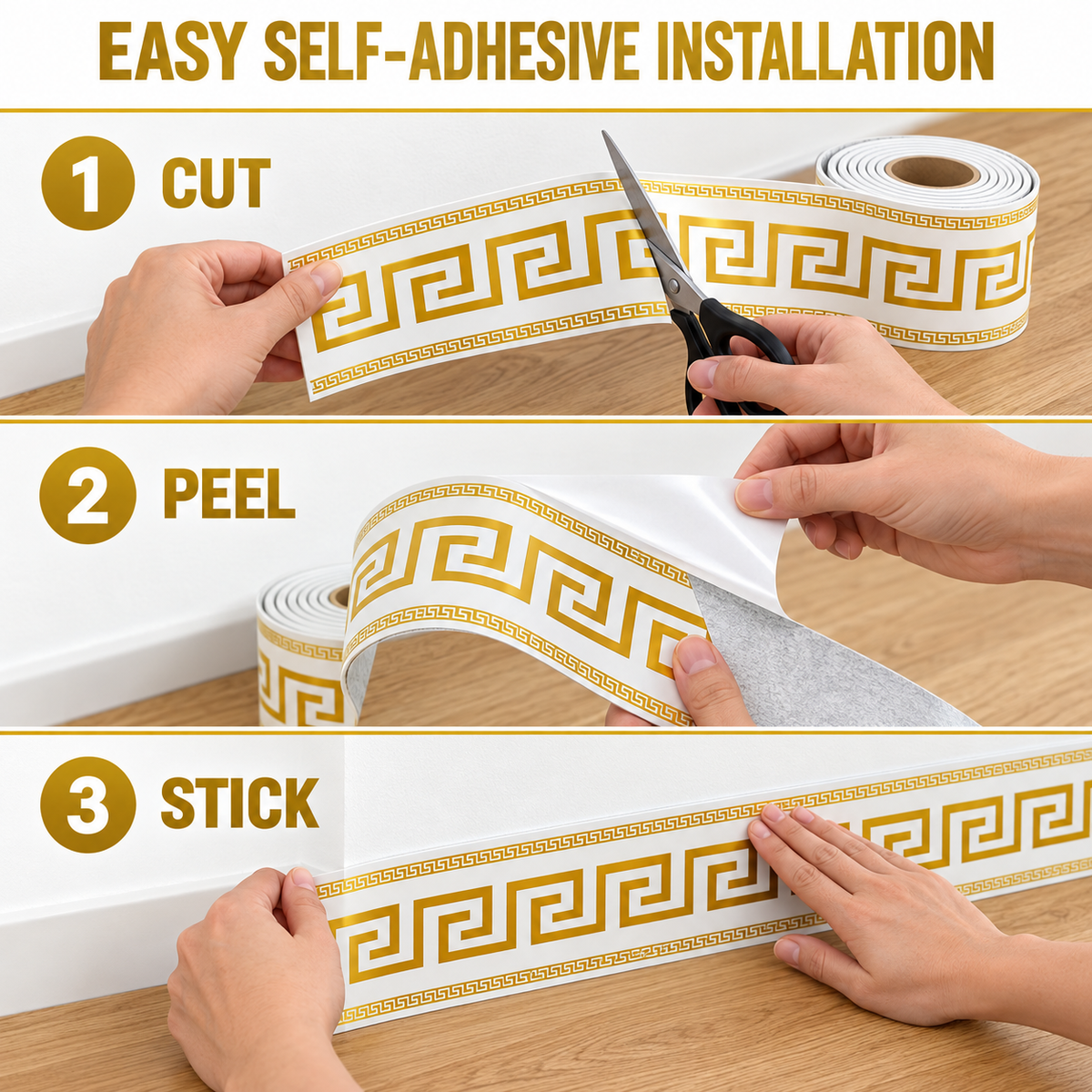 Self-Adhesive Decorative Wall Border – product image