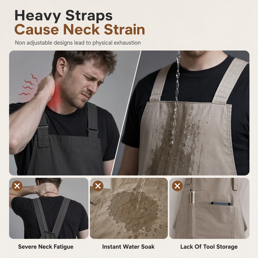Water- and Oil-Resistant Vest Apron – product image