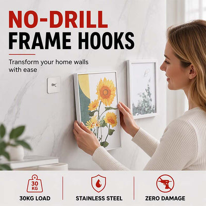 Adhesive Stainless Steel Hanging Hooks – product image