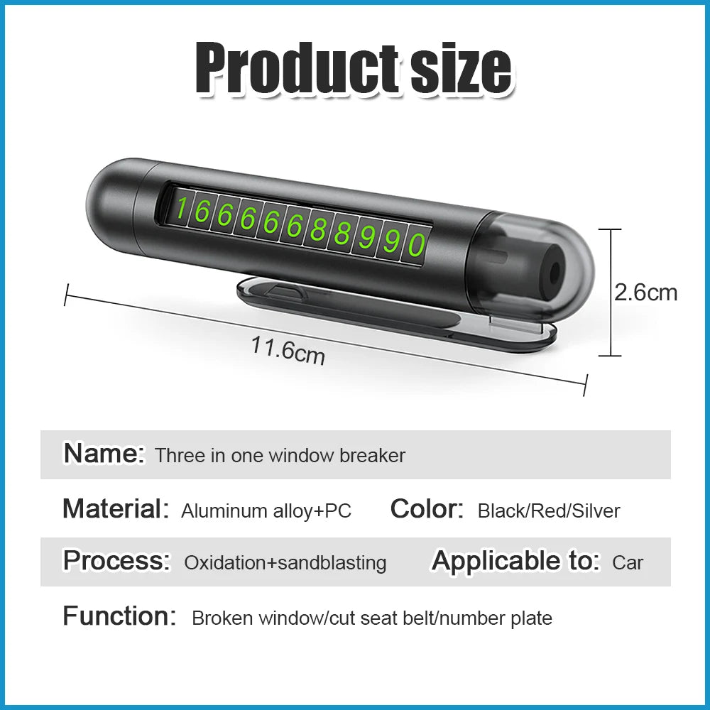 Multifunction Car Emergency Hammer – product image