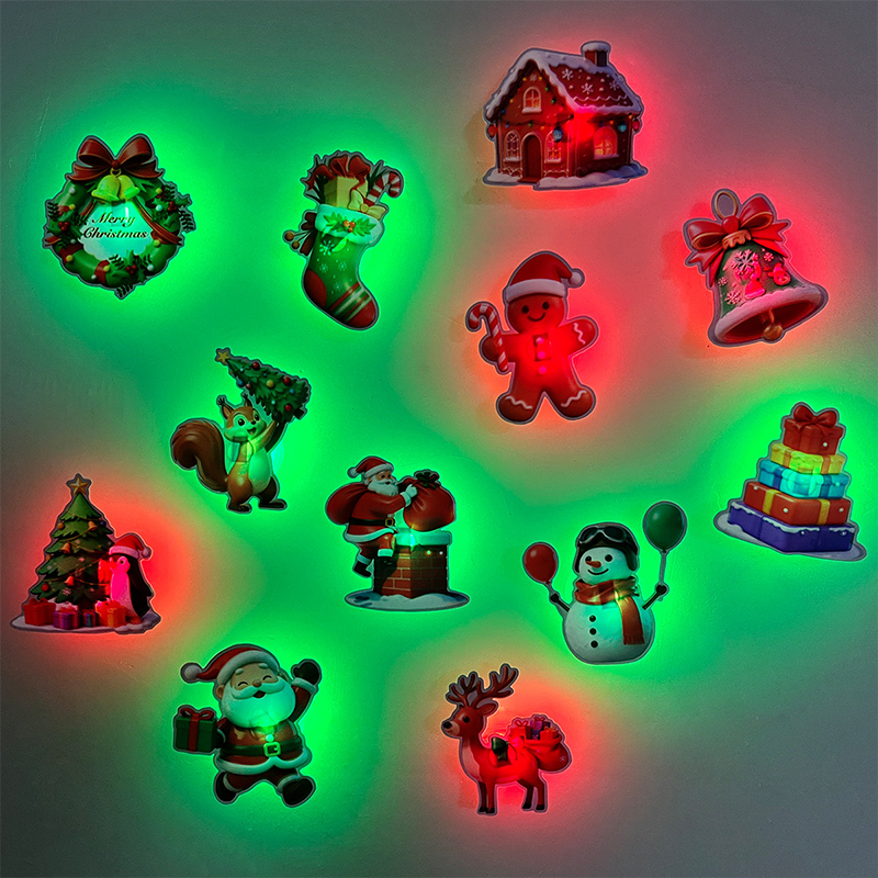 Light-Up Christmas Wall Decals – product image