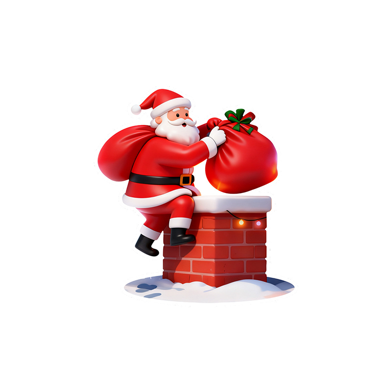 Light-Up Christmas Wall Decals – product image