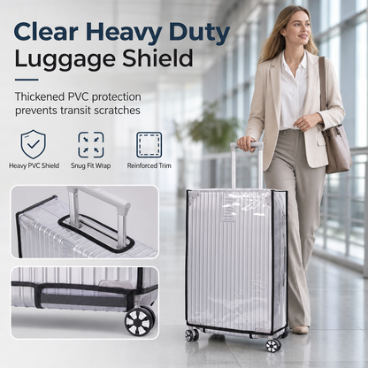 Clear Protective Luggage Cover – product image