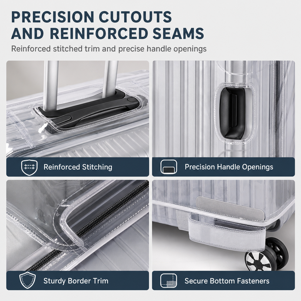 Clear Protective Luggage Cover – product image