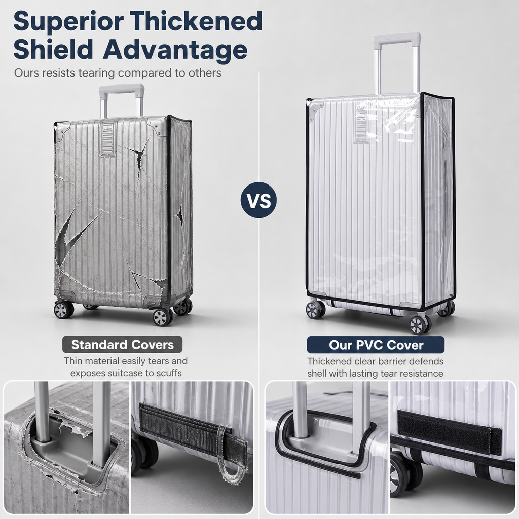 Clear Protective Luggage Cover – product image