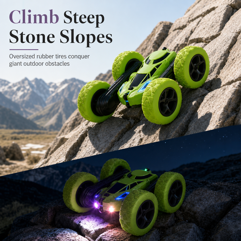 Remote-Control Double-Sided Stunt Car – product image