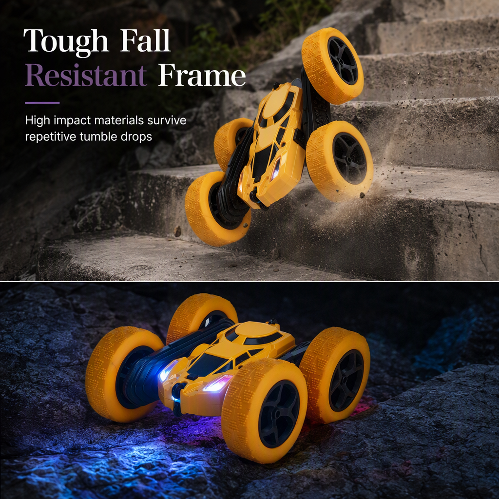 Remote-Control Double-Sided Stunt Car – product image