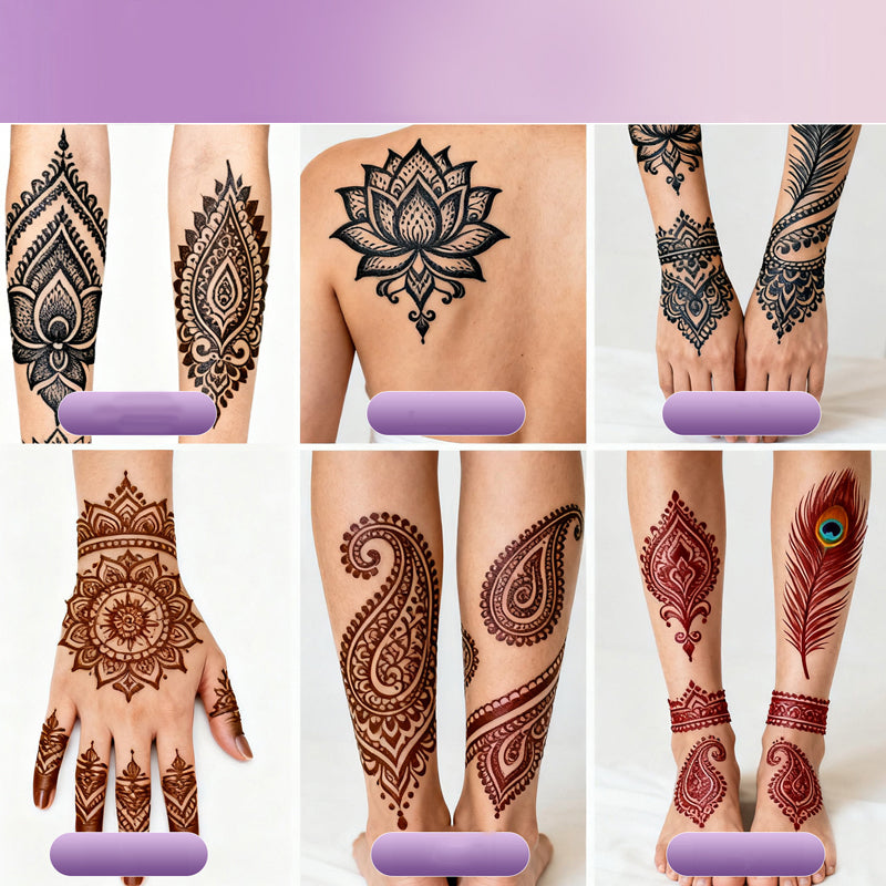 Henna Kit for Temporary Body Art – product image