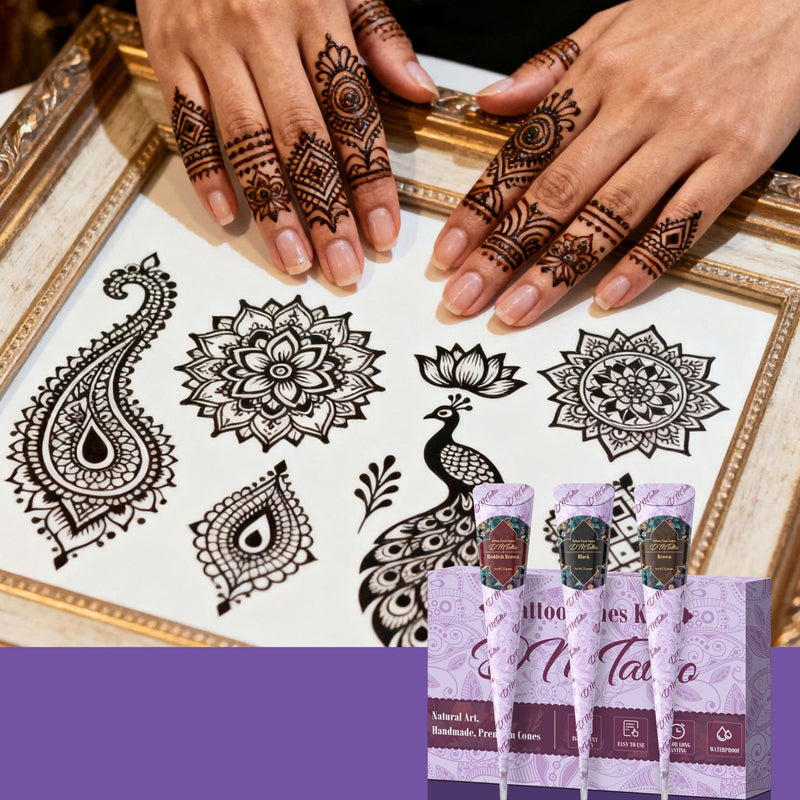 Henna Kit for Temporary Body Art – product image