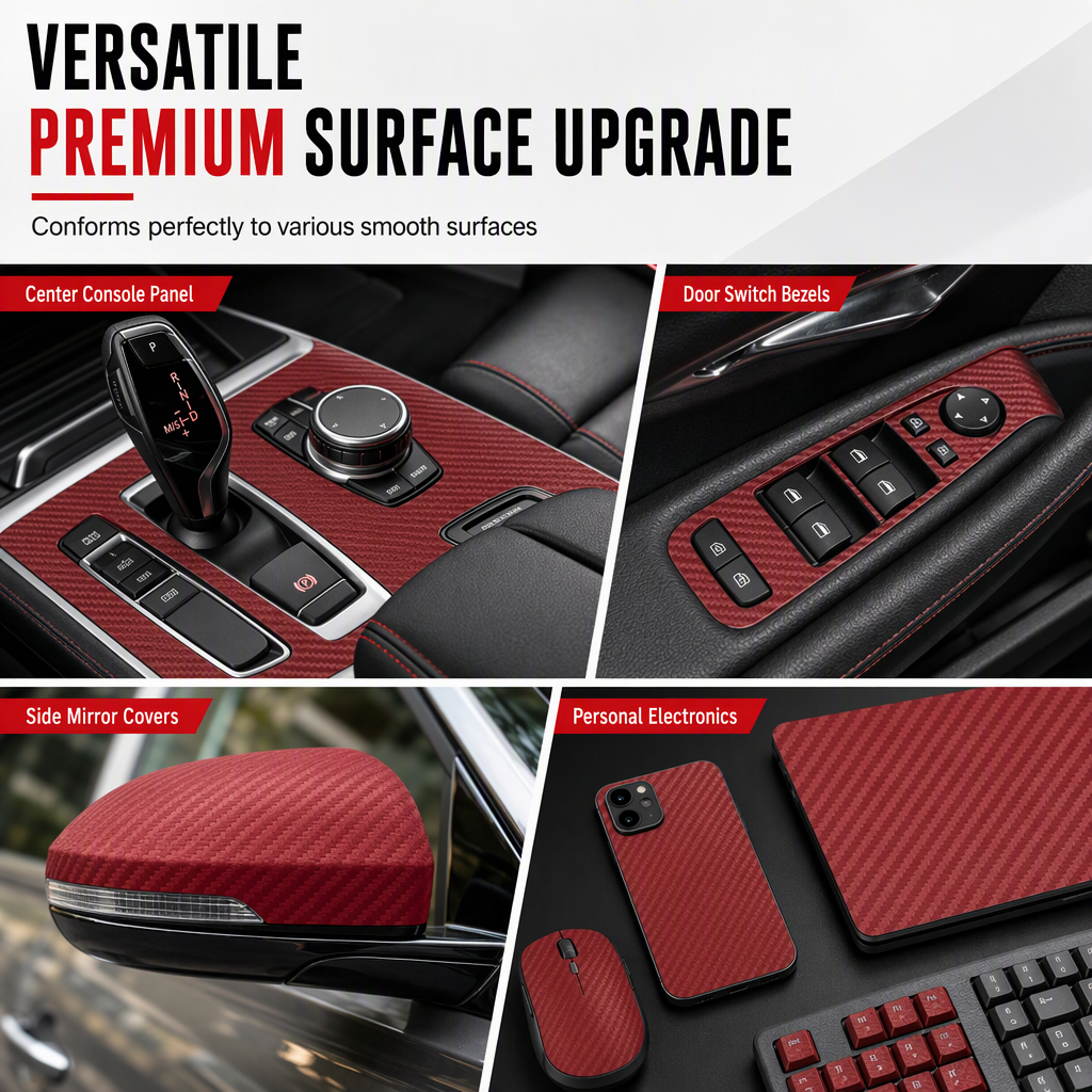 Self-Adhesive Carbon-Look Interior Trim Film – product image