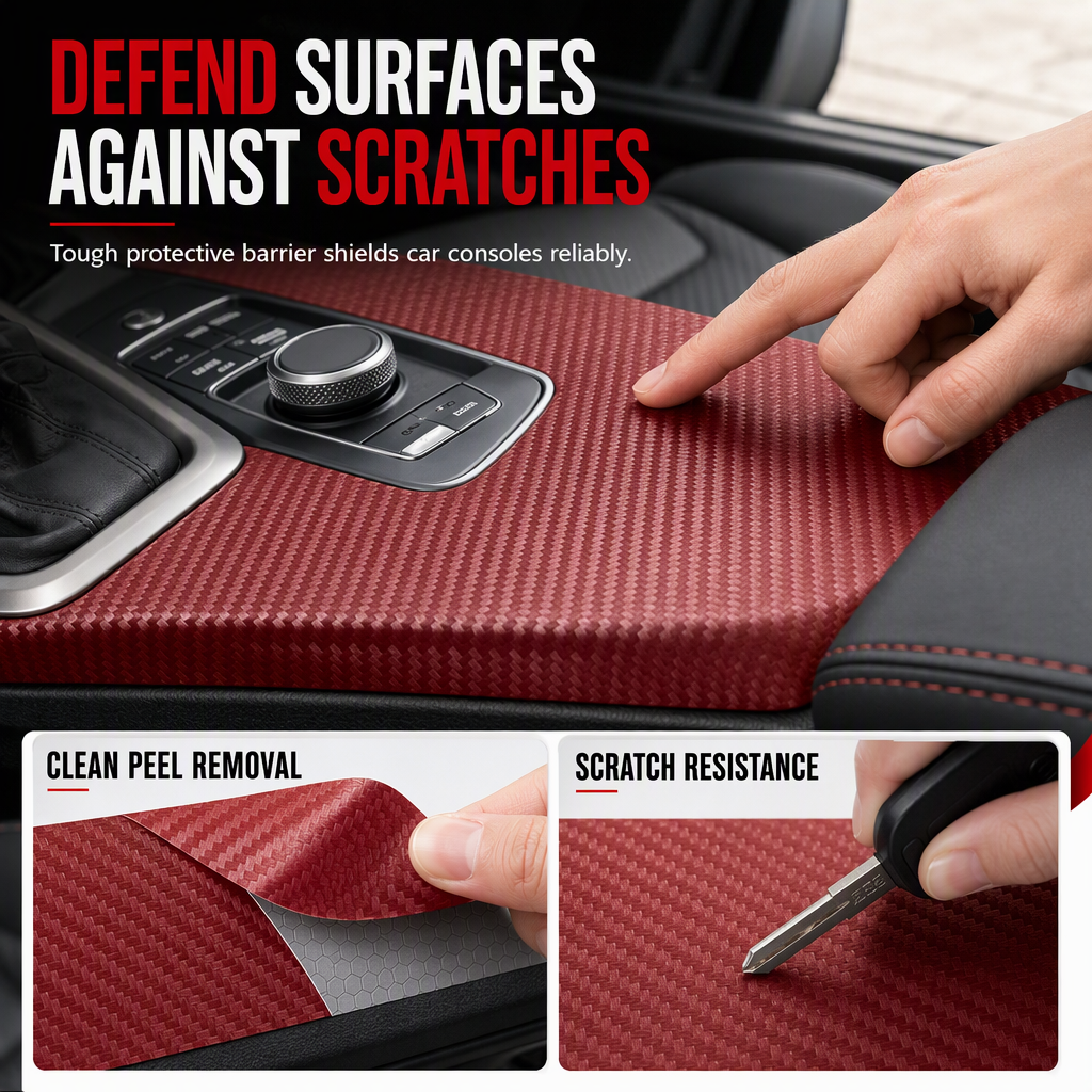 Self-Adhesive Carbon-Look Interior Trim Film – product image