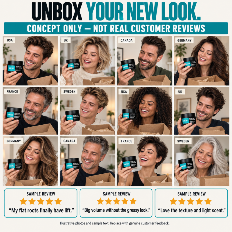 Matte Hair Wax or Styling Clay – product image