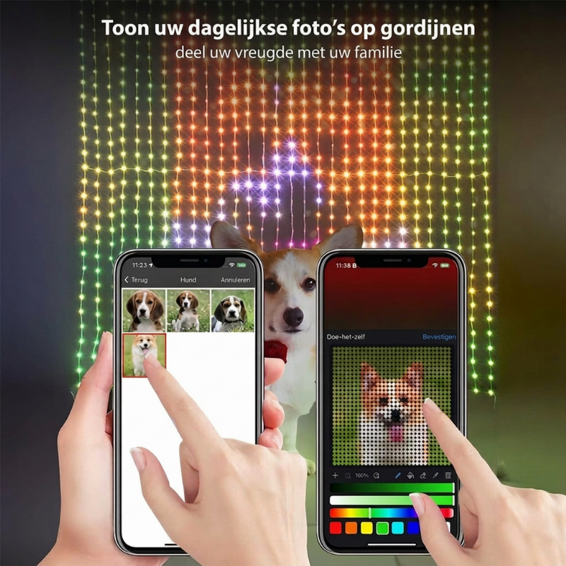 App-Controlled Music Sync String Lights – product image