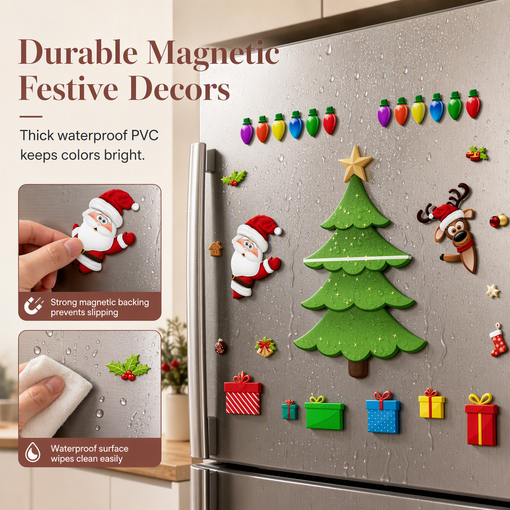 Christmas Cartoon Magnets – product image