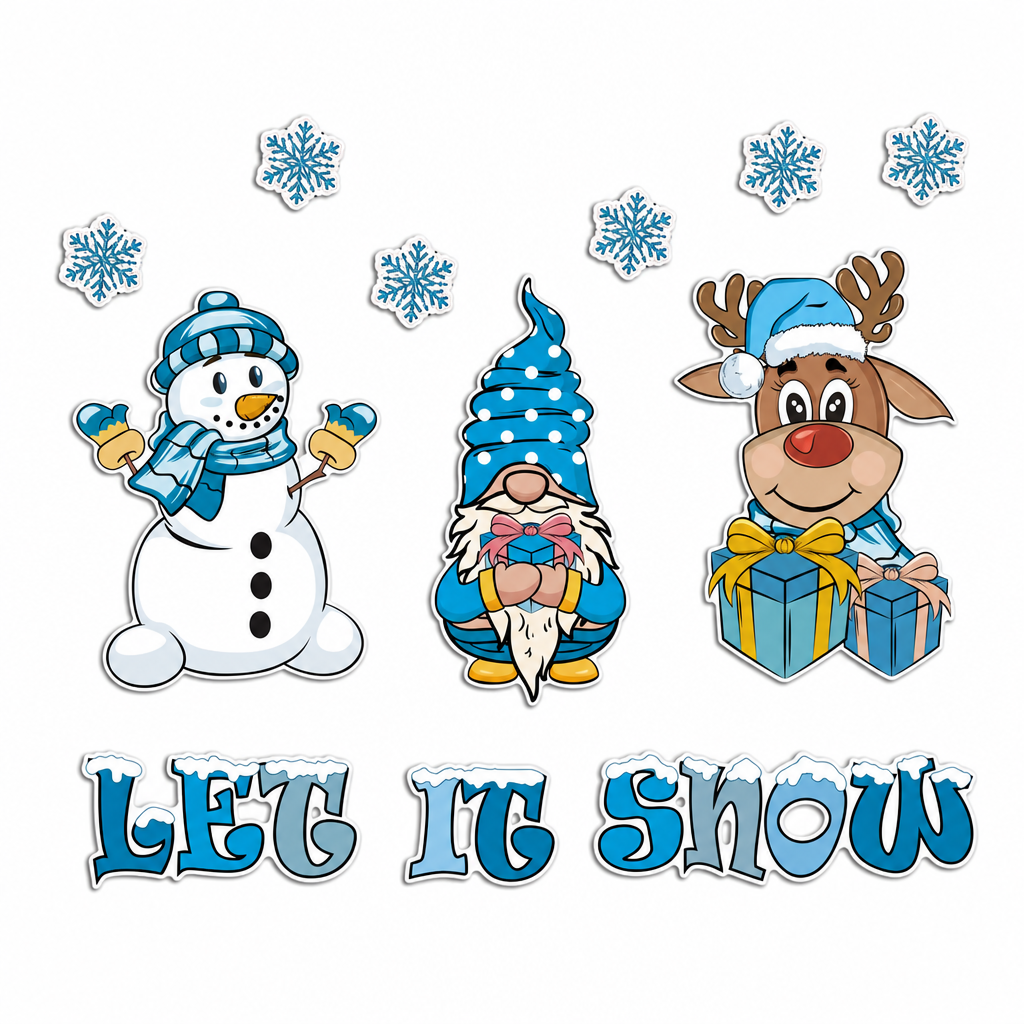 Christmas Cartoon Magnets – product image