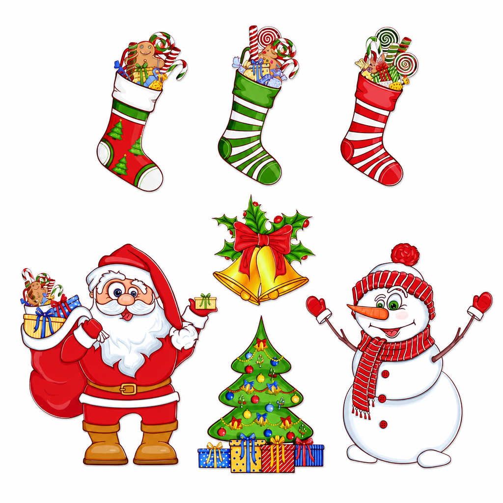Christmas Cartoon Magnets – product image