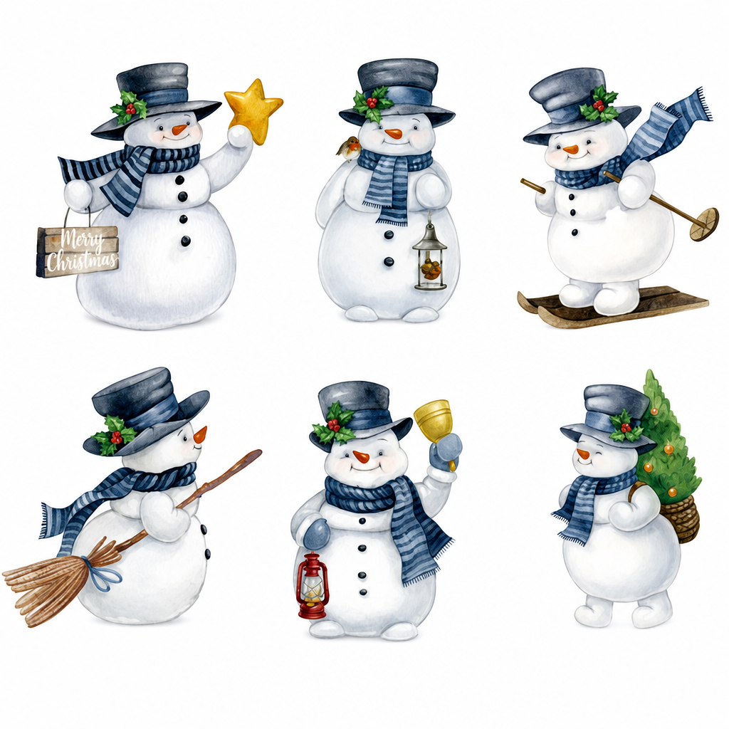 Christmas Cartoon Magnets – product image