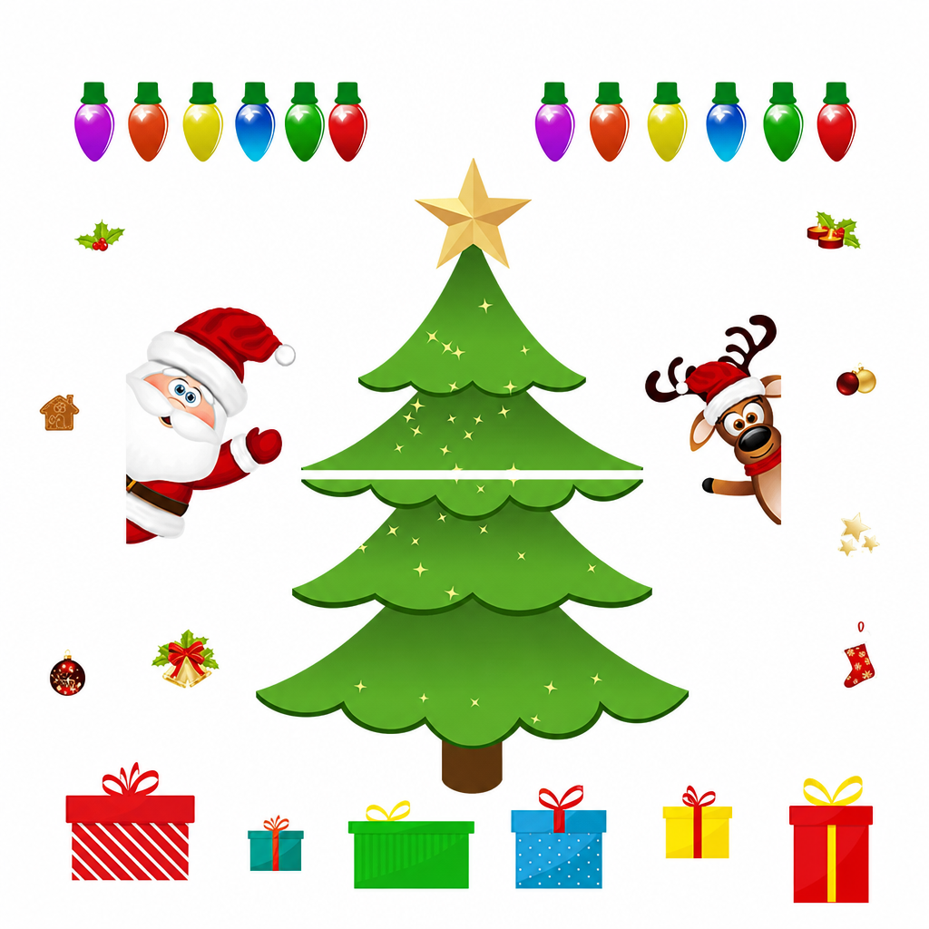 Christmas Cartoon Magnets – product image