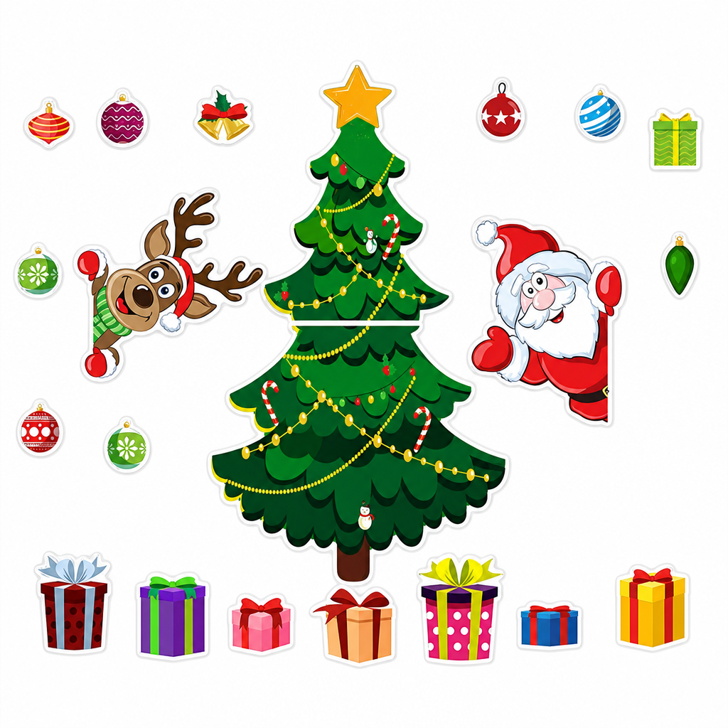 Christmas Cartoon Magnets – product image