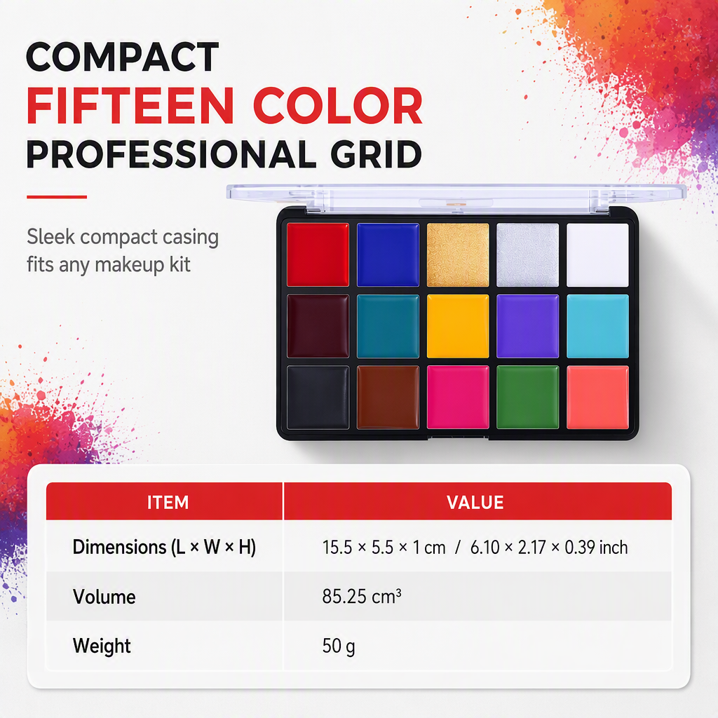 Oil-Based Face & Body Paint Palette – product image
