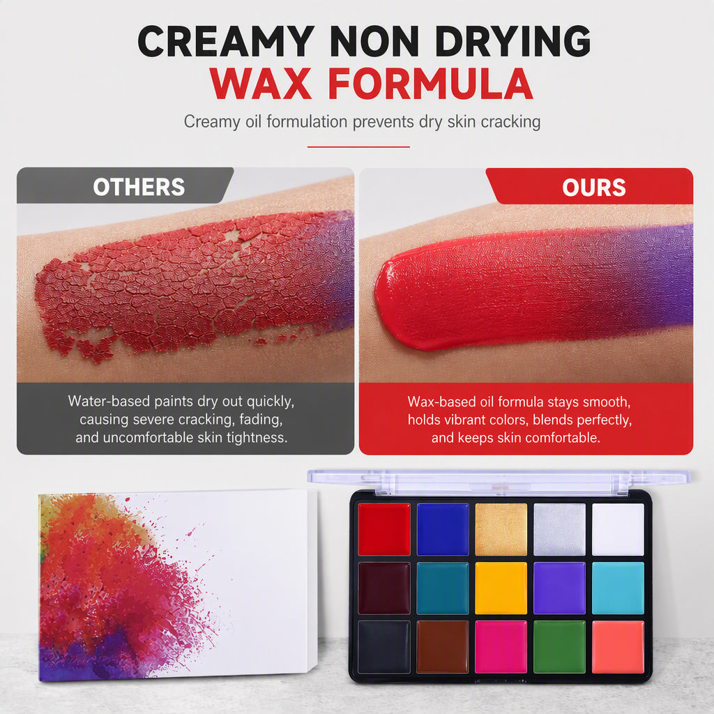 Oil-Based Face & Body Paint Palette – product image