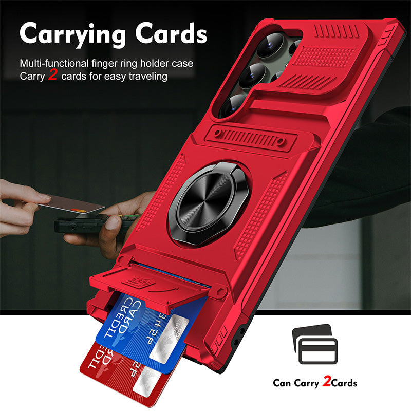 Samsung Card Holder Case with Magnetic Ring Stand – product image