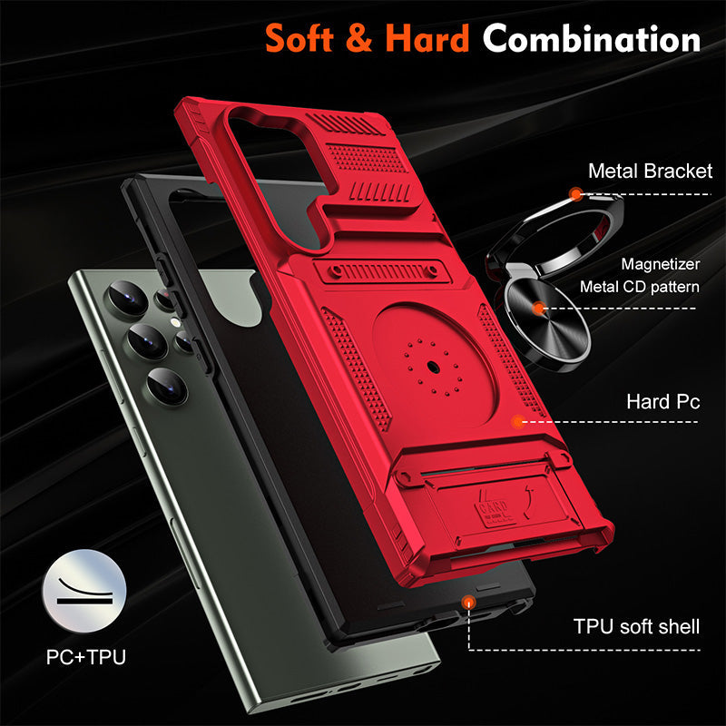 Samsung Card Holder Case with Magnetic Ring Stand – product image