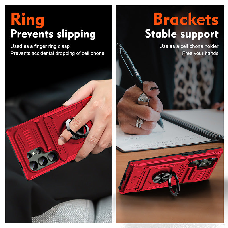 Samsung Card Holder Case with Magnetic Ring Stand – product image