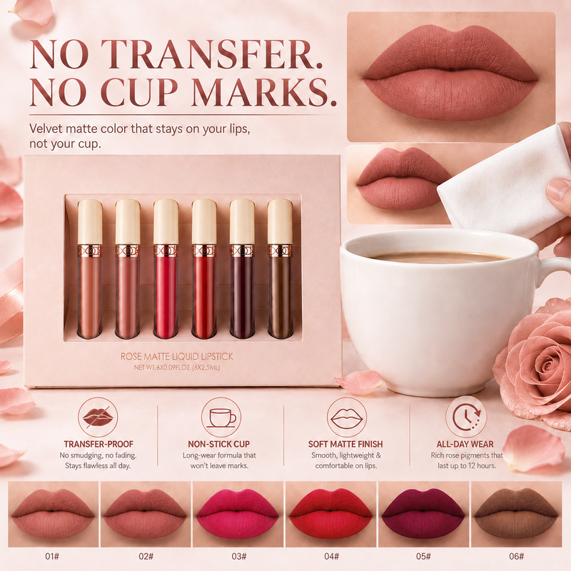 Rose Matte Liquid Lipstick – product image