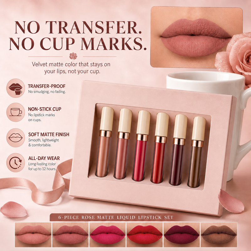 Rose Matte Liquid Lipstick – product image