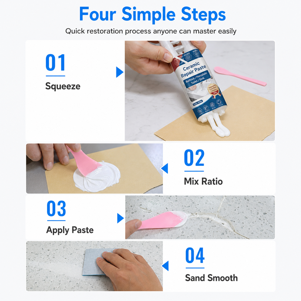 Ceramic Tile Repair Paste – product image