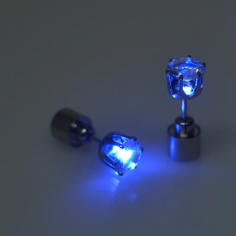 Light-Up LED Crown Stud Earrings – product image
