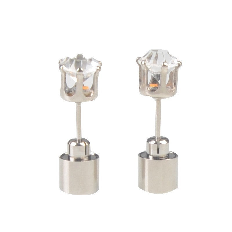 Light-Up LED Crown Stud Earrings – product image