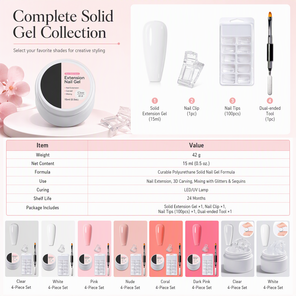 Moldable Builder Gel for Nail Extensions – product image