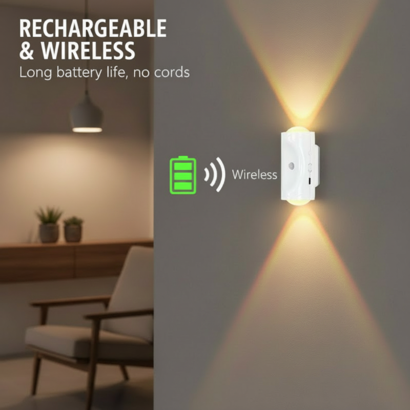 Rechargeable Magnetic Sensor Wall Light – product image