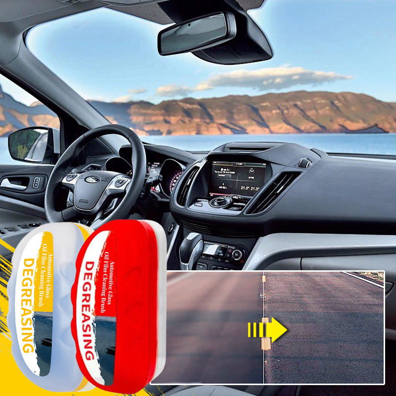 Automotive Glass Oil-Film Cleaning Brush – product image