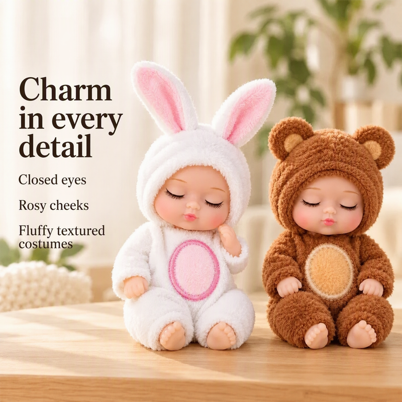 Mini Baby Dolls in Animal Outfits – product image