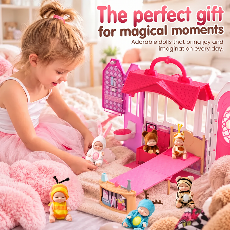 Mini Baby Dolls in Animal Outfits – product image
