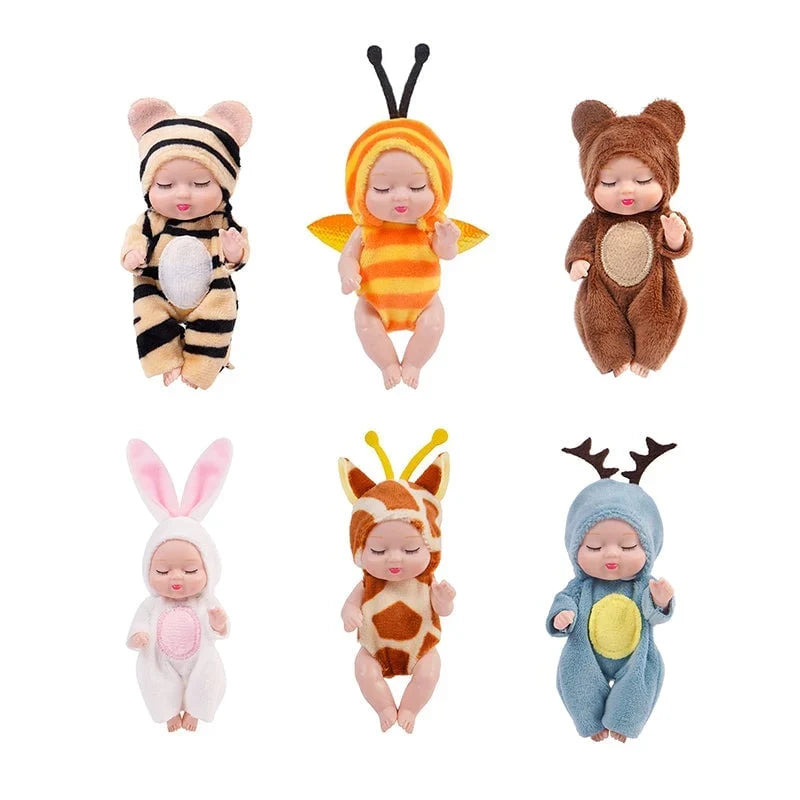 Mini Baby Dolls in Animal Outfits – product image