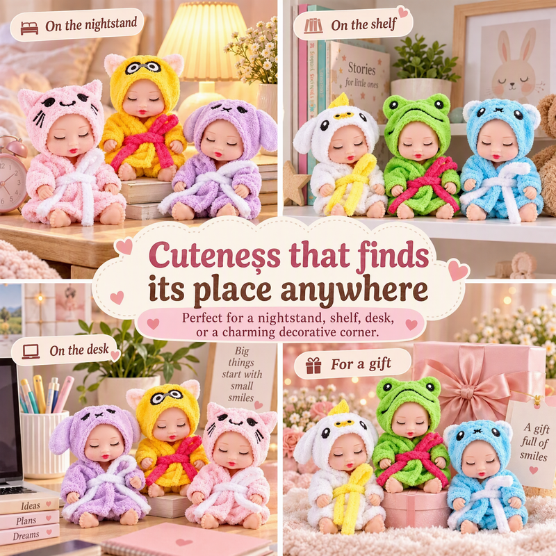 Mini Baby Dolls in Animal Outfits – product image