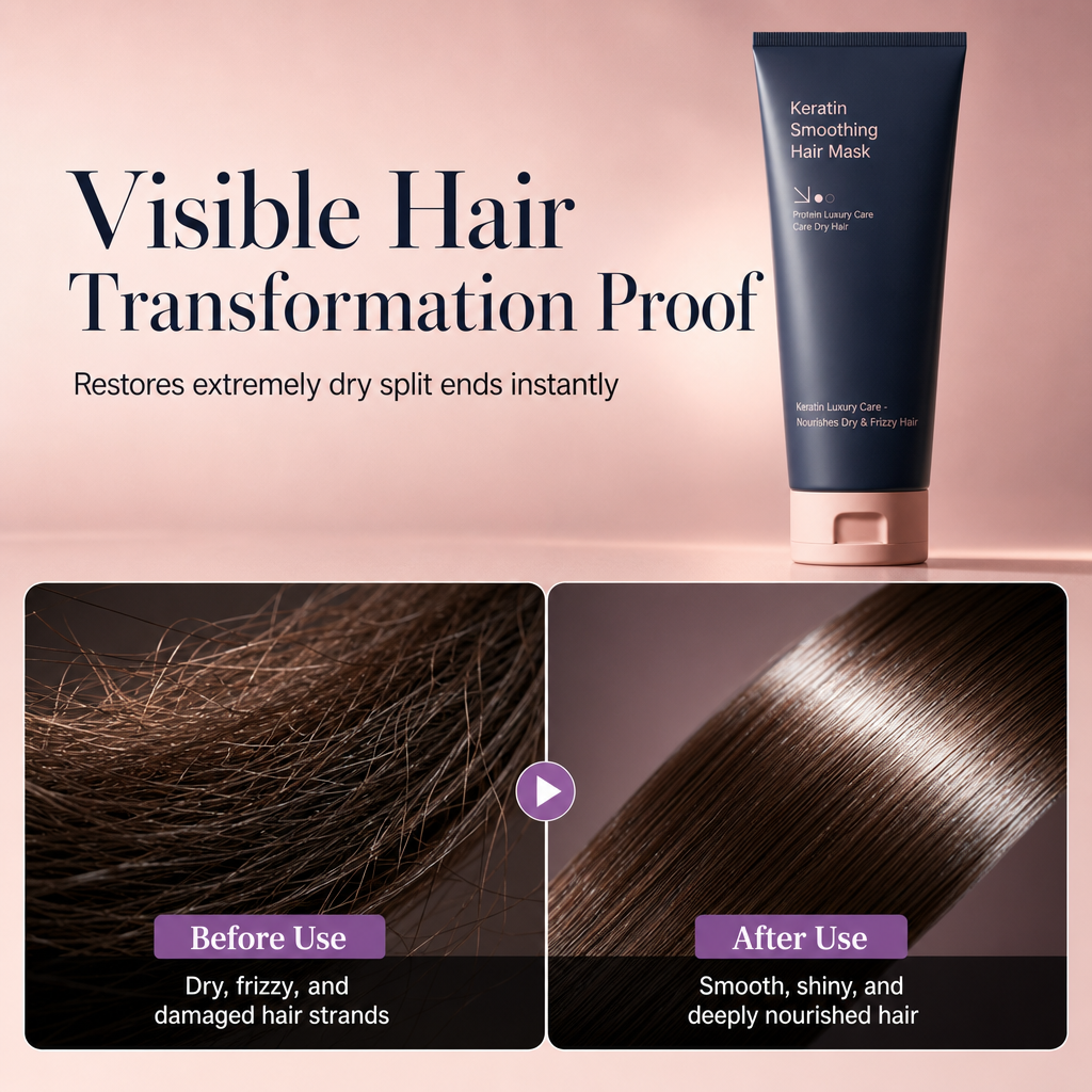 Keratin Smoothing Hair Mask – product image