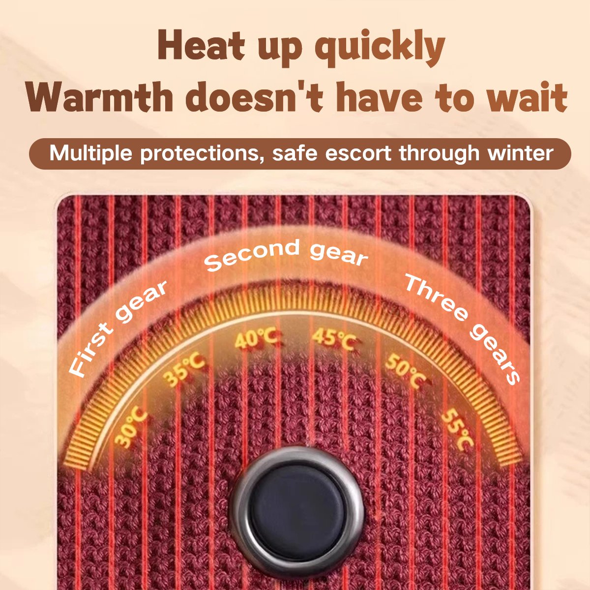 Portable Electric Heated Blanket & Shawl – product image