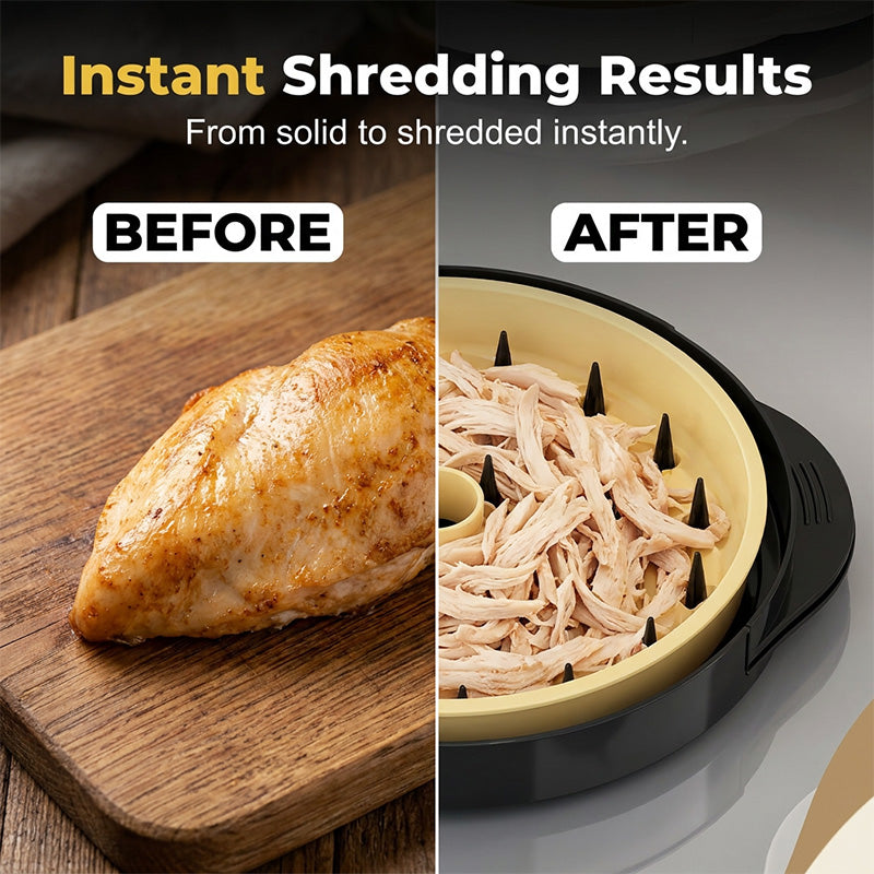 Manual Meat Shredder with Rotating Lid – product image