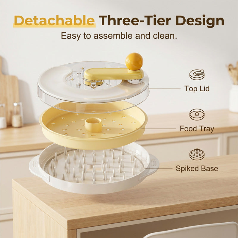 Manual Meat Shredder with Rotating Lid – product image